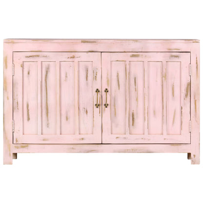 Sideboard Hellrosa 110x35x70 cm Massivholz Mango