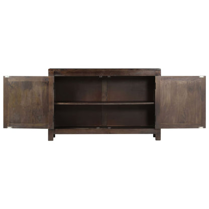 Sideboard mit Schnitzereien 110x35x70 cm Massivholz Mango