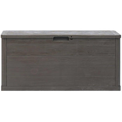 Garten-Aufbewahrungsbox 280 L Braun