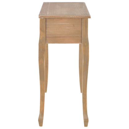 Frisiertisch Konsolentisch mit 3 Schubladen Braun