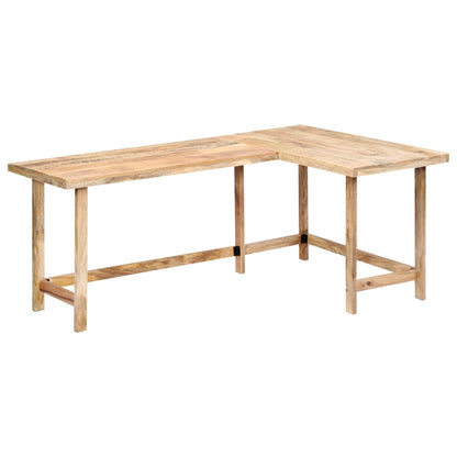 Schreibtisch 180 x 120 x 76 cm Massivholz Mango