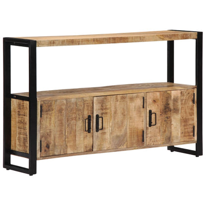 Beistellschrank 120x30x75 cm Massivholz Mango
