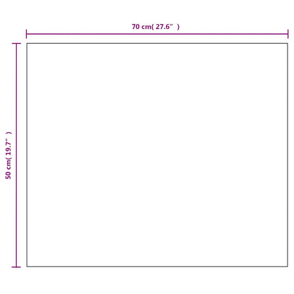 Rahmenloser Spiegel 70x50 cm Glas
