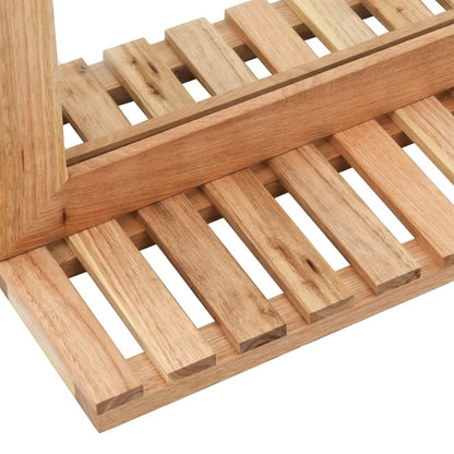 Badezimmerspiegel 60×12×62 cm Walnuss Massivholz