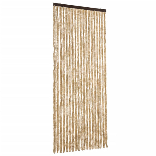 Insektenschutz-Vorhang Beige 56x185 cm Chenille