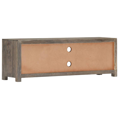 TV-Schrank Grau 120x30x40 cm Massivholz Mango