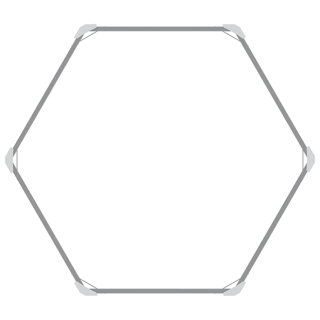 Garten-Hochbeet Braun 129 x 129 x 77 cm Verzinkter Stahl