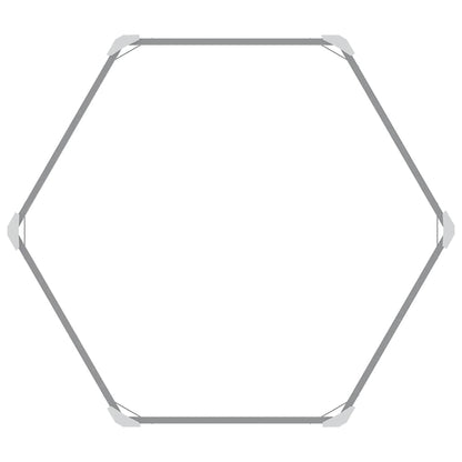 Garten-Hochbeet Braun 129 x 129 x 77 cm Verzinkter Stahl