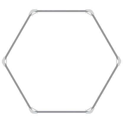 Garten-Hochbeet Anthrazit 129 x 129 x 77 cm Verzinkter Stahl