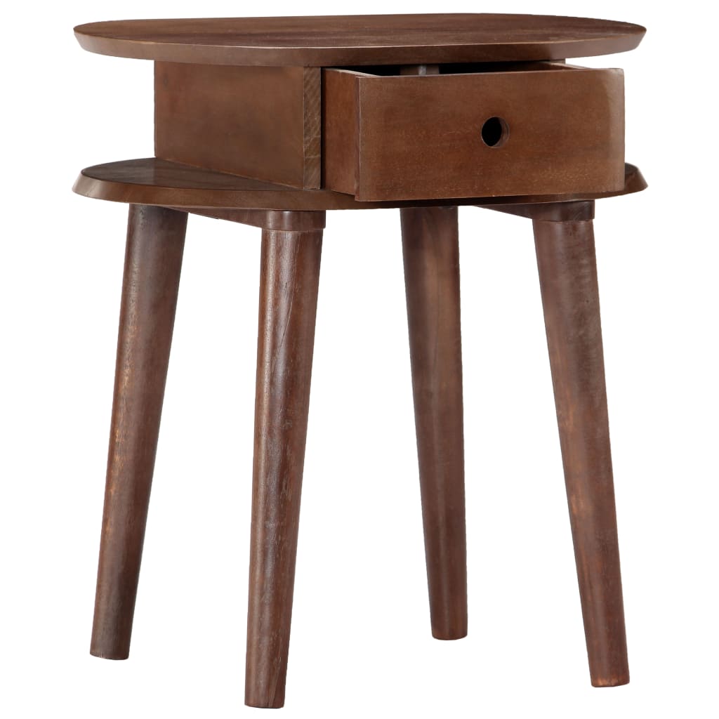 Nachttisch 50x35x55 cm Massivholz Akazie