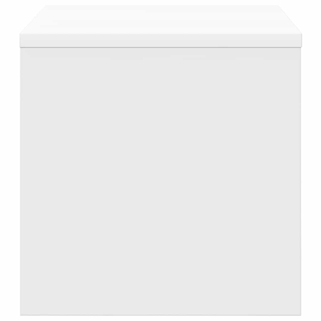 Nachttisch Weiß 40x30x30 cm Holzwerkstoff