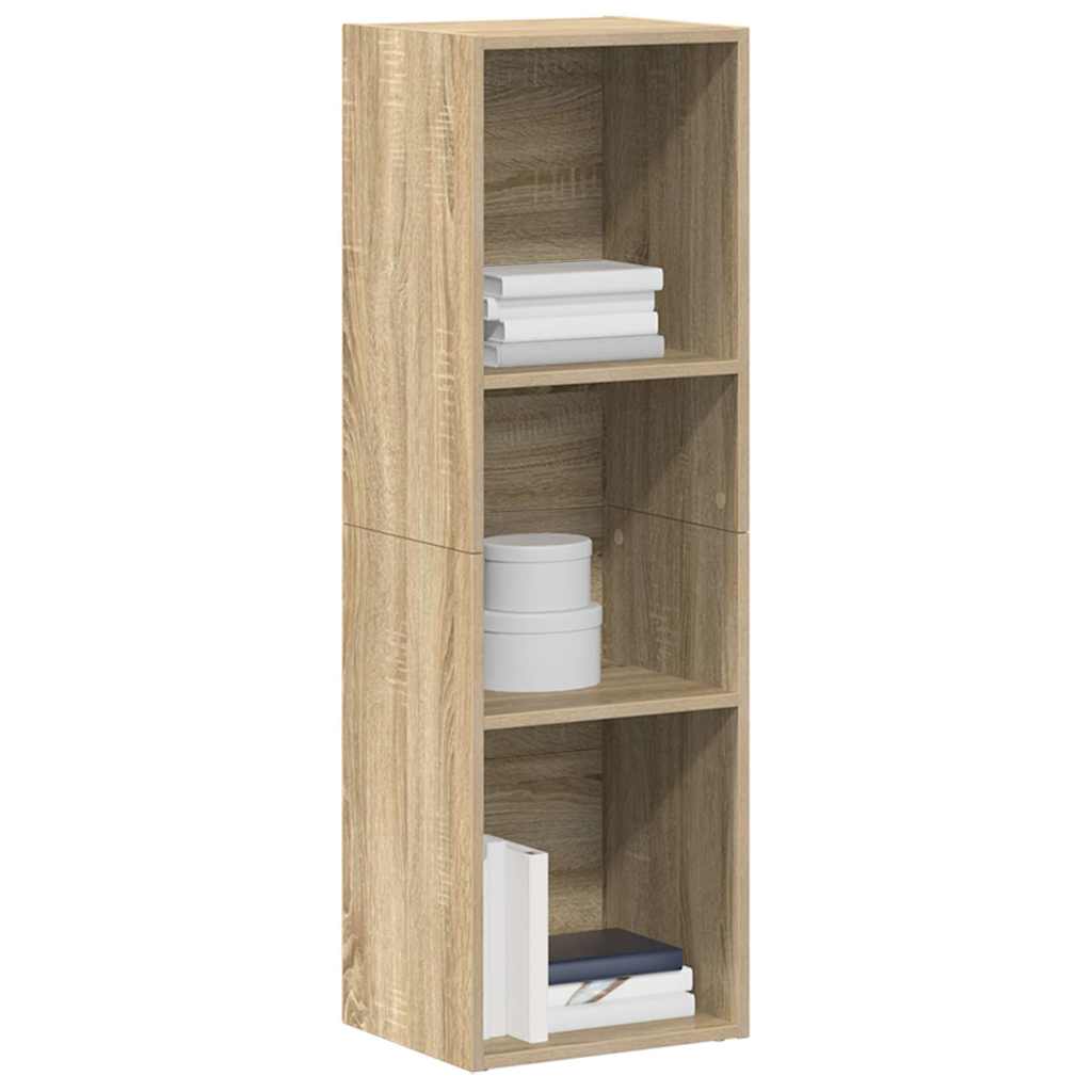 Bücherregal/TV-Schrank Sonoma Eiche 36x30x114 cm Holzwerkstoff