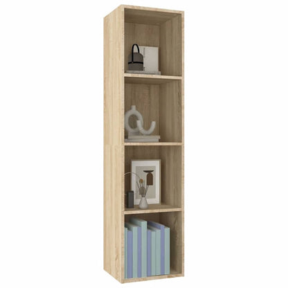 Bücherregal/TV-Schrank Sonoma-Eiche 36x30x143 cm Holzwerkstoff