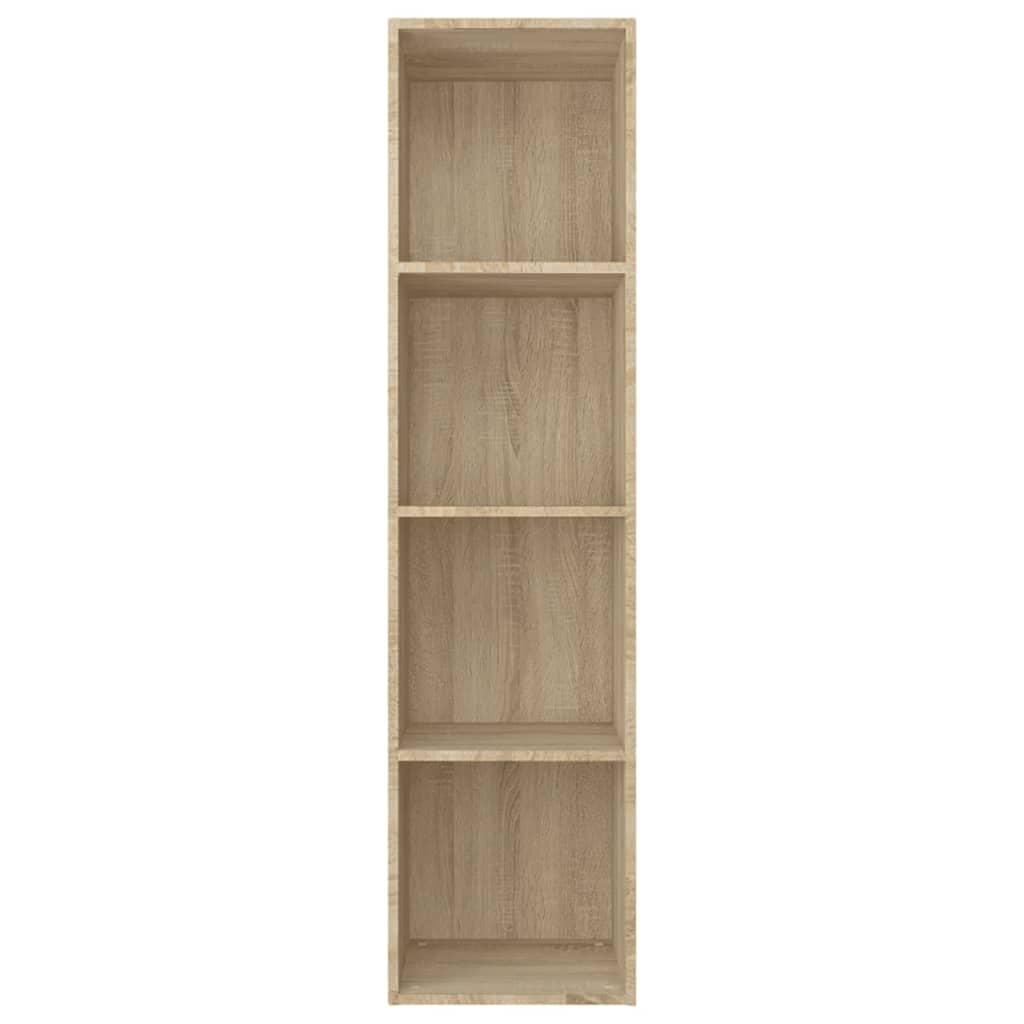 Bücherregal/TV-Schrank Sonoma-Eiche 36x30x143 cm Holzwerkstoff