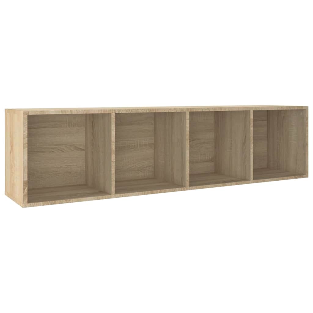 Bücherregal/TV-Schrank Sonoma-Eiche 36x30x143 cm Holzwerkstoff