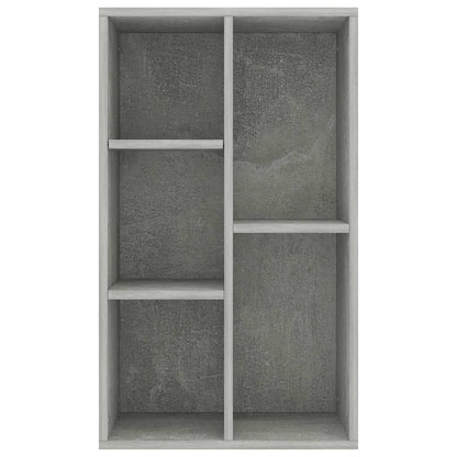 Bücherregal/Sideboard Betongrau 50x25x80 cm Holzwerkstoff