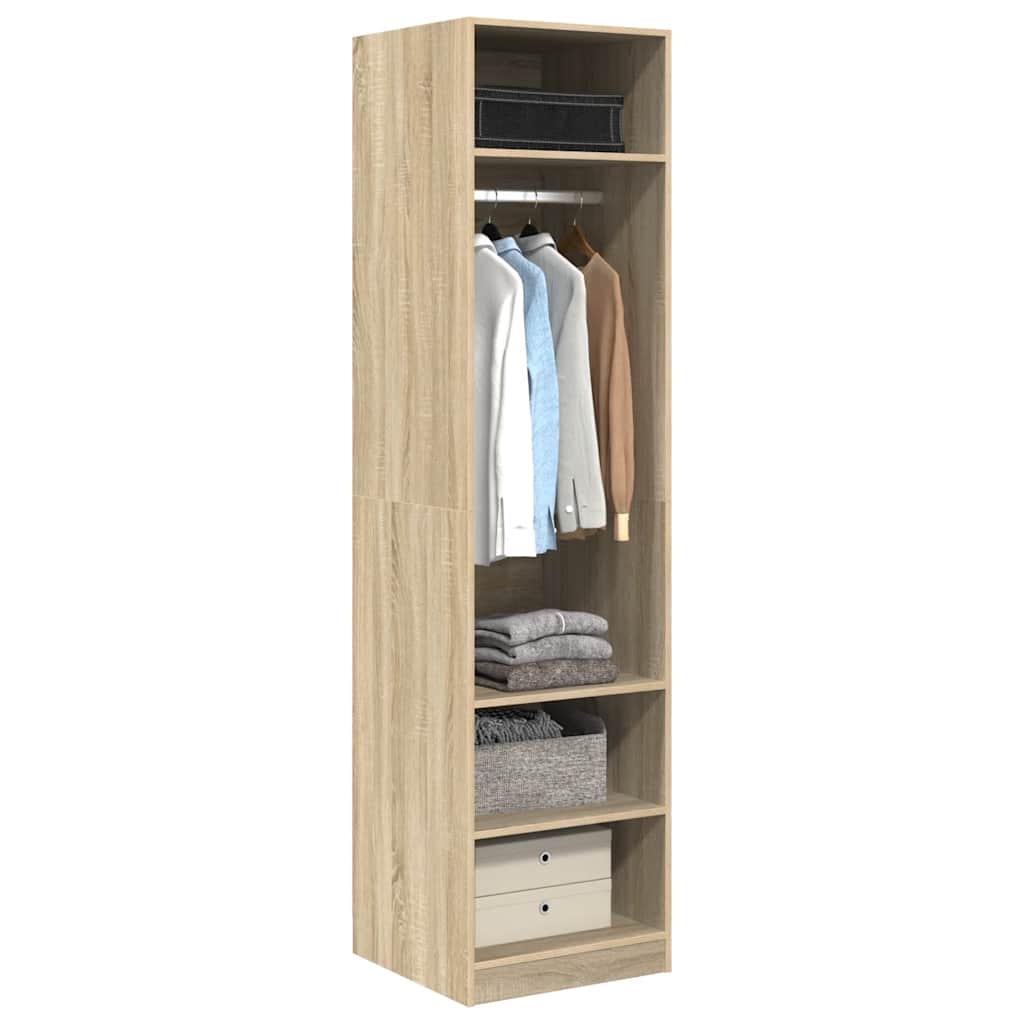 Kleiderschrank Sonoma-Eiche 50x50x200 cm Holzwerkstoff