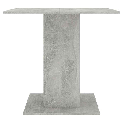 Esstisch Betongrau 80x80x75 cm Holzwerkstoff