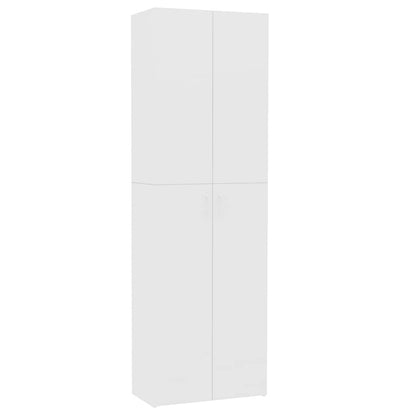 TV-Schrank Weiß 60x32x190 cm Holzwerkstoff