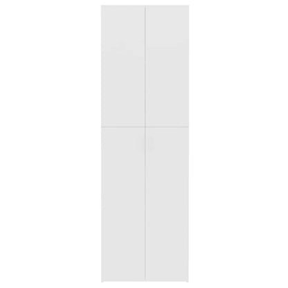 TV-Schrank Weiß 60x32x190 cm Holzwerkstoff