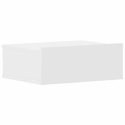 Hängende Nachttische 2 Stk. Weiß 40x30x15 cm Holzwerkstoff