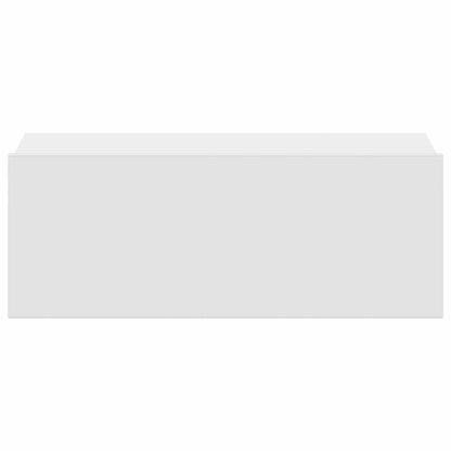 Hängende Nachttische 2 Stk. Weiß 40x30x15 cm Holzwerkstoff