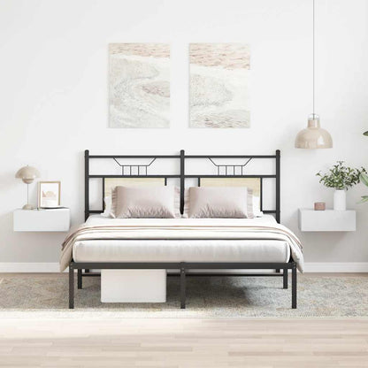 Hängende Nachttische 2 Stk. Weiß 40x30x15 cm Holzwerkstoff