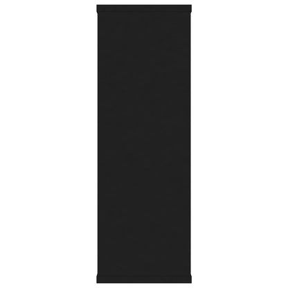 Wandregale Schwarz 104x20x58,5 cm Holzwerkstoff