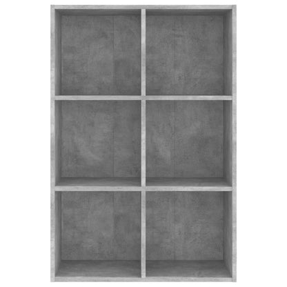 Bücherregal/Sideboard Betongrau 66x30x98 cm Holzwerkstoff