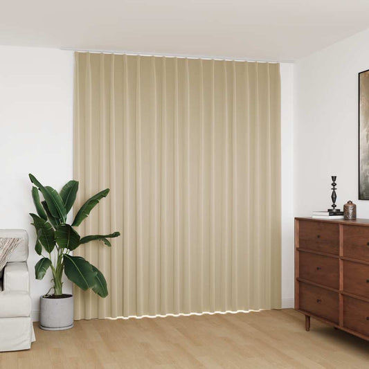 Verdunkelungsvorhang mit Haken Beige 290 x 245 cm