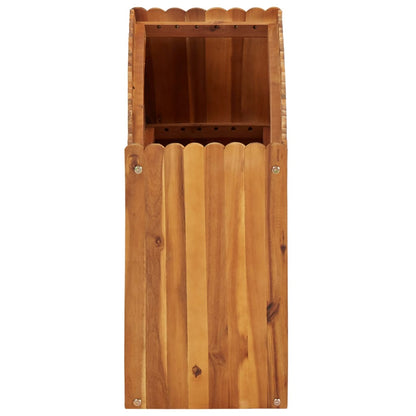 Garten-Hochbeet 100 x 30 x 50 cm Massivholz Akazie
