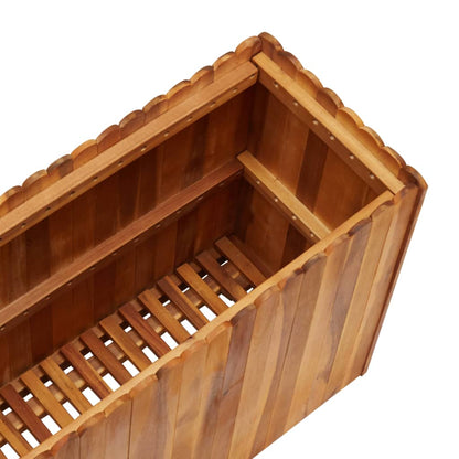Garten-Hochbeet 100 x 30 x 50 cm Massivholz Akazie