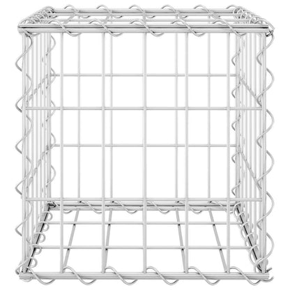 Würfel-Gabionen-Hochbeet Stahldraht 30x30x30 cm