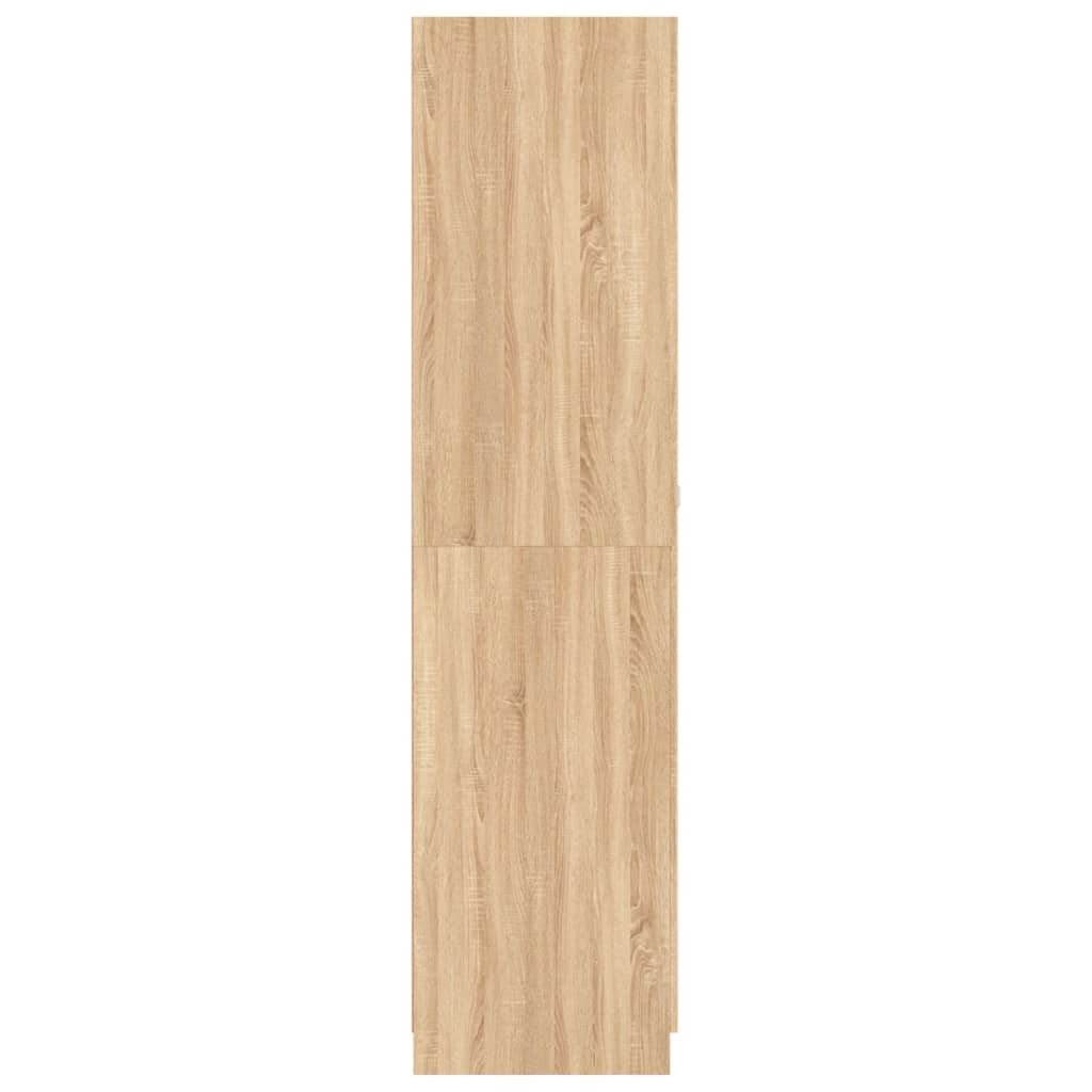 Kleiderschrank Sonoma-Eiche 90x52x200 cm Holzwerkstoff