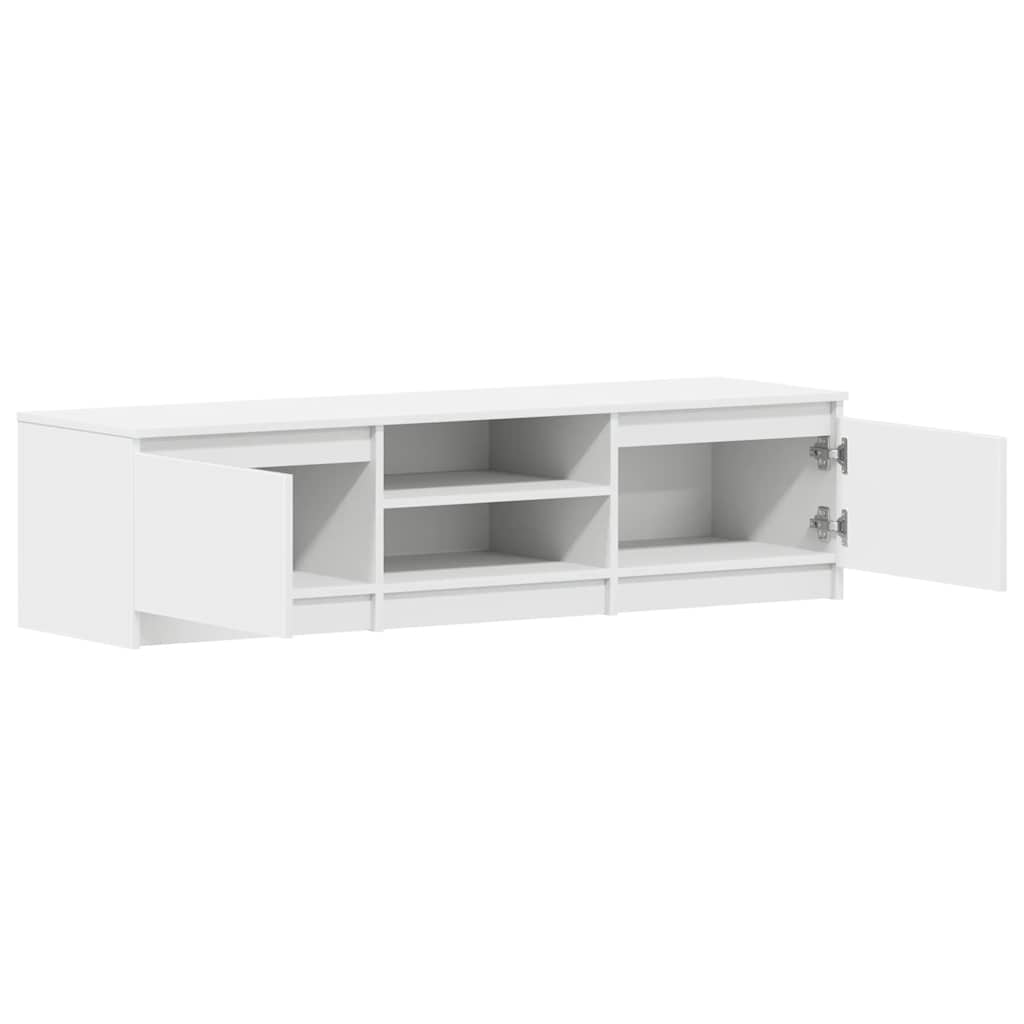 TV-Schrank Weiß 140×40×35,5 cm Holzwerkstoff