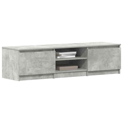 TV-Schrank Betongrau 140x40x35,5 cm Holzwerkstoff