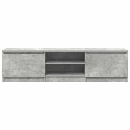 TV-Schrank Betongrau 140x40x35,5 cm Holzwerkstoff