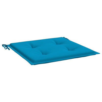 Gartenstuhl-Kissen 4 Stk. Blau 40x40x3 cm Oxford-Gewebe