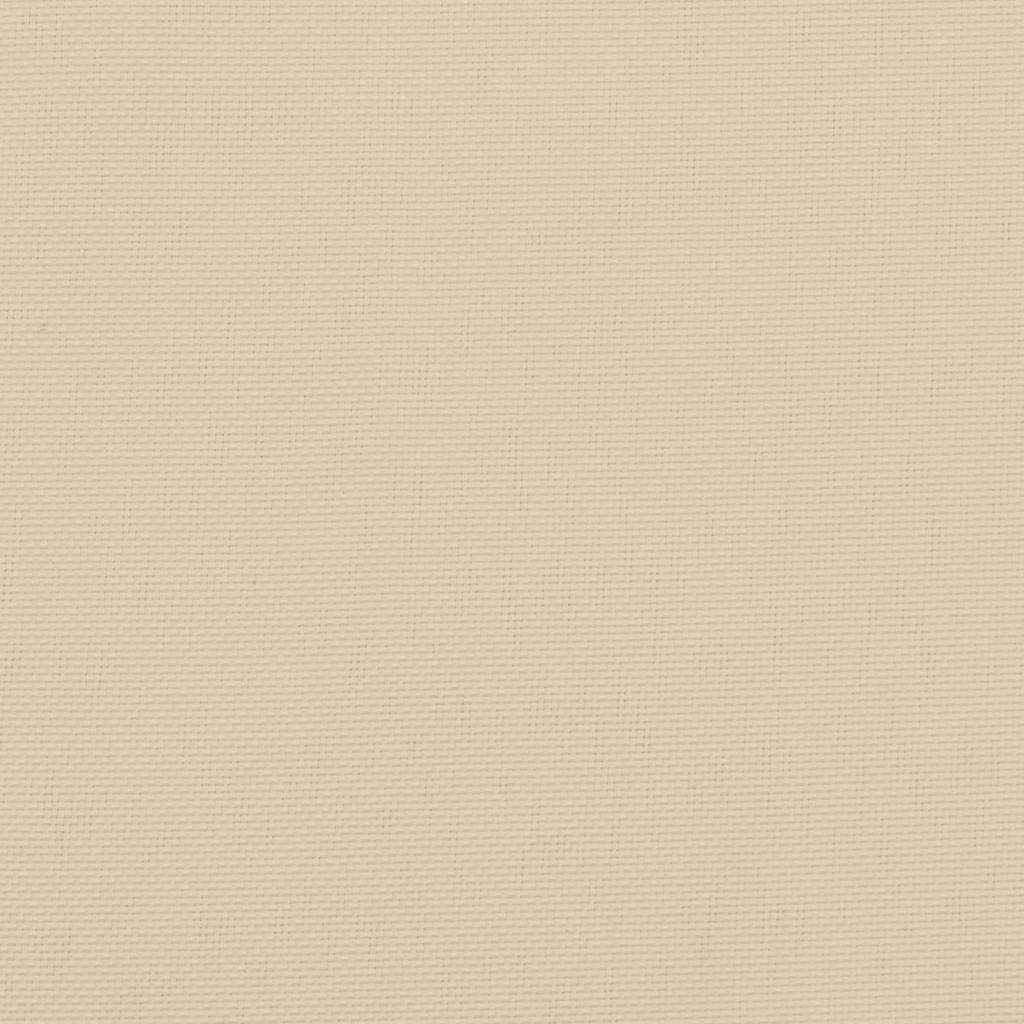 Gartenstuhl-Kissen 2 Stk. Beige 50x50x4 cm Oxford-Gewebe