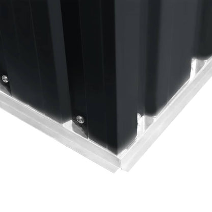 Geräteschuppen Anthrazit Stahl 257x205x178 cm