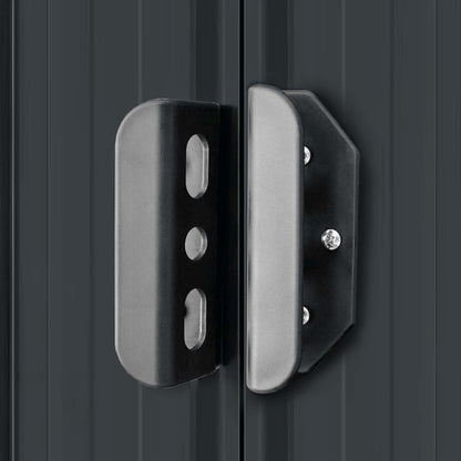 Geräteschuppen Anthrazit Stahl 257x205x178 cm