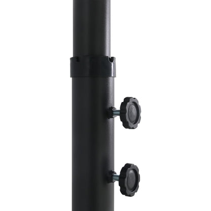 Sonnenschirm mit Aluminium-Mast 460x270 cm Blau