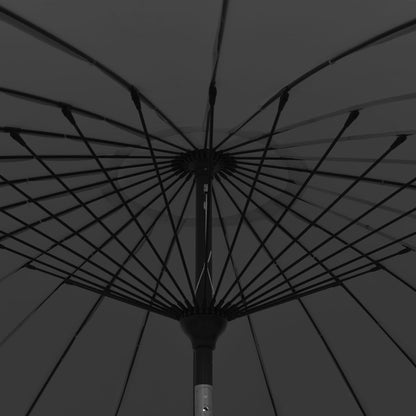 Sonnenschirm mit Aluminium-Mast 270 cm Schwarz