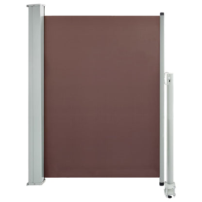 Ausziehbare Seitenmarkise 100x300 cm Braun