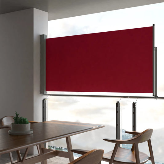 Ausziehbare Seitenmarkise 120x300 cm Rot