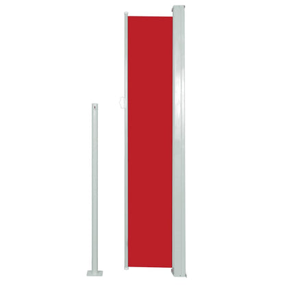 Ausziehbare Seitenmarkise 100×500 cm Rot