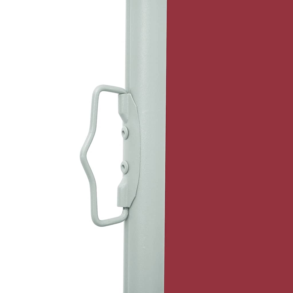 Ausziehbare Seitenmarkise 100×500 cm Rot