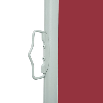 Ausziehbare Seitenmarkise 100×500 cm Rot