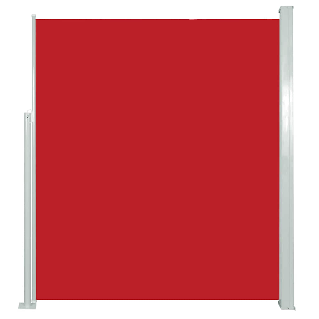 Ausziehbare Seitenmarkise 120×500 cm Rot