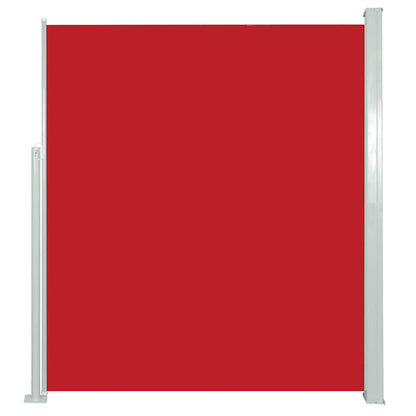 Ausziehbare Seitenmarkise 120×500 cm Rot